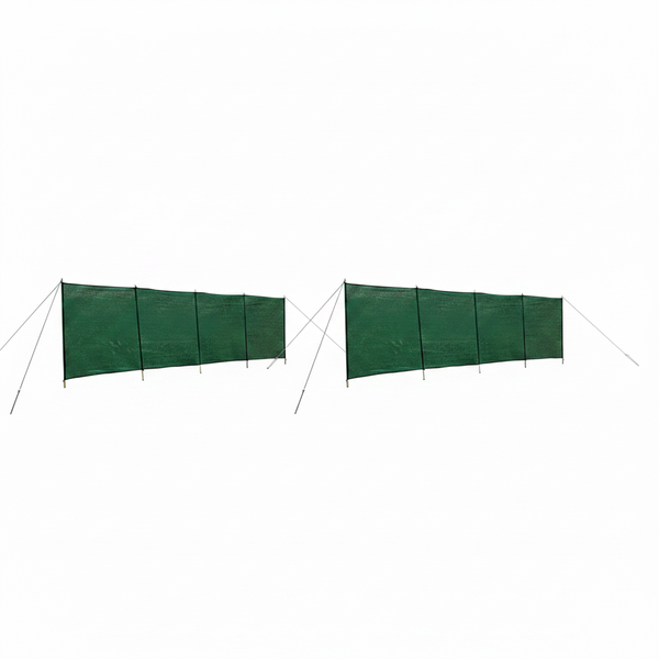 Kaufmann Camping Boma Wall - Durable Wind Protection Barrier - 2 Pack