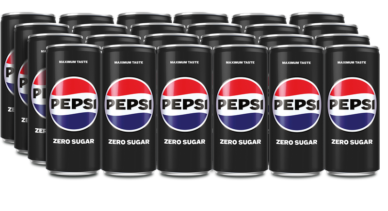 Pepsi Zero Sugar 300ml Cans (4 X 6 X 300ml)