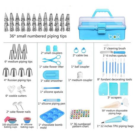 Professional cake 2024 decorating kit