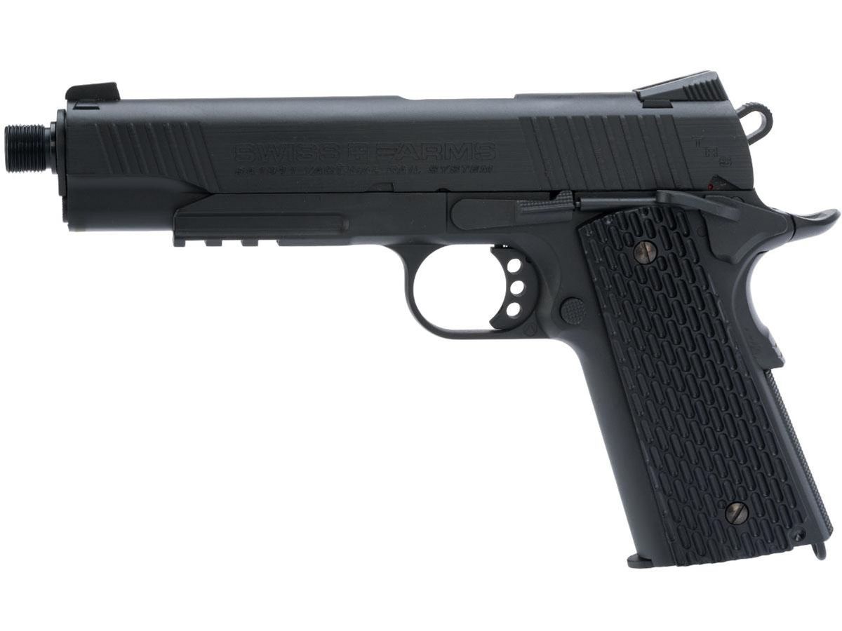 Swiss Arms SA 1911 Co2 Blowback 4.5mm Air Gun Black - 288513 | Shop ...