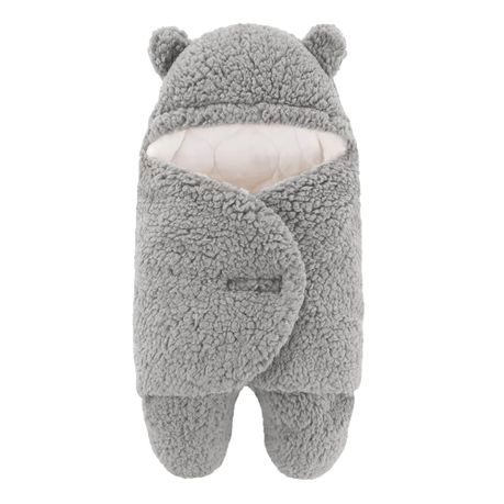 Baby Swaddle Sleeping Bag Plush Swaddle Blanket Baby Blanket