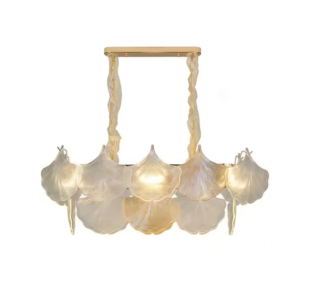 DrLight New Modern Shell Glass Ceiling Chandeliers - Cylinder Shape 70cm