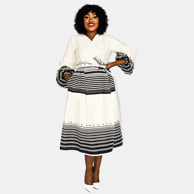 Africa Fashion House Kundai Printed Xhosa Wrap Dress Shop Today. Get