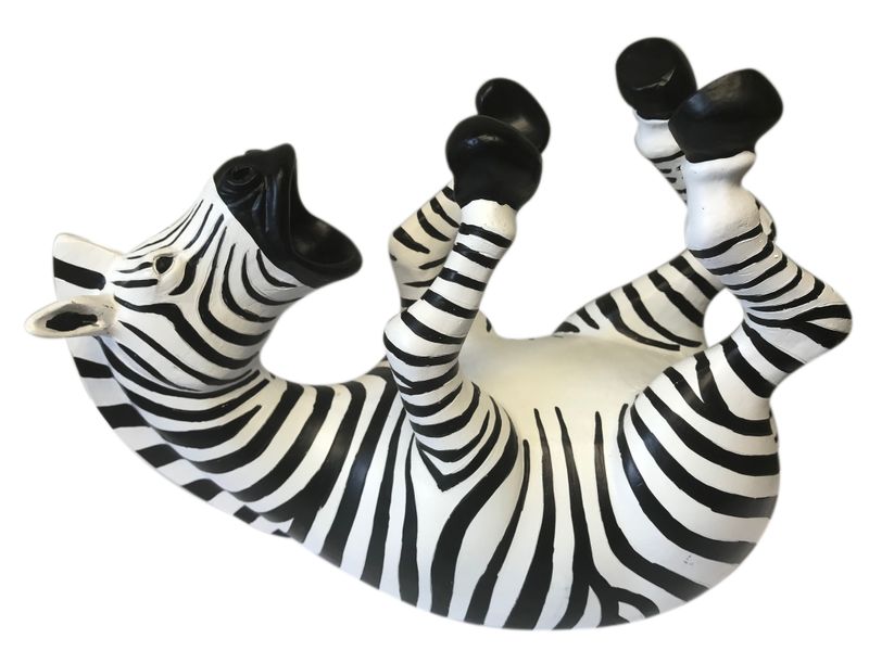 African Wild Ones Zebra Wine Holder