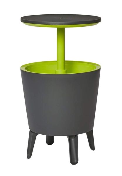 Adjustable Outdoor Cooler Table - 2-in-1 Drink Cooler &amp; Coffee Table