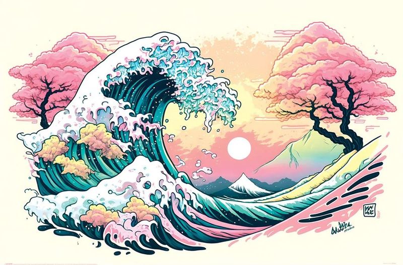 Ada Ingram (Pastel Wave) Poster