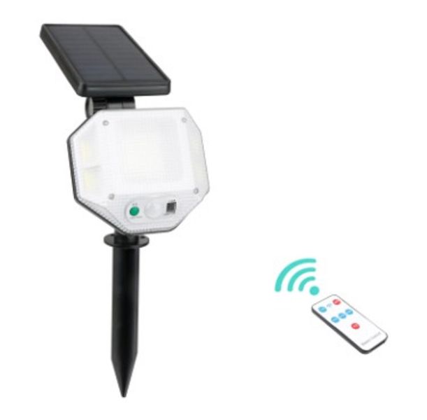 Outdoor Waterproof PIR Motion Sensor Solar Spot Light With Remote Control
