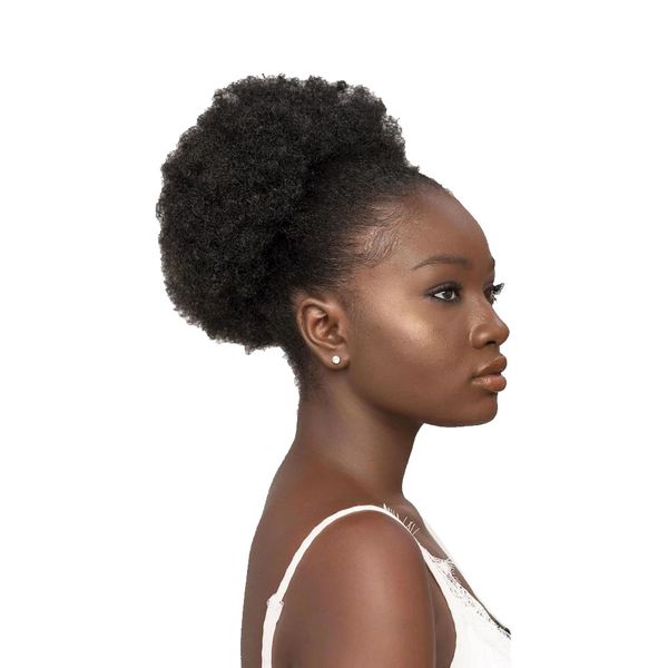 IPSTYLE Afro Puff Drawstring Ponytail for Girls Kids Black Hair Buns