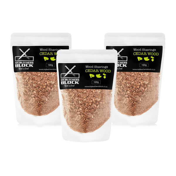 My Butchers Block - Smoke Shavings Cedar 3 Pack