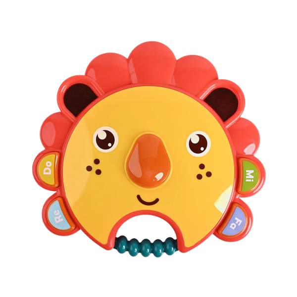 Toddler Lion Drum Musical Instrument - Rhythm &amp; Sensory Play