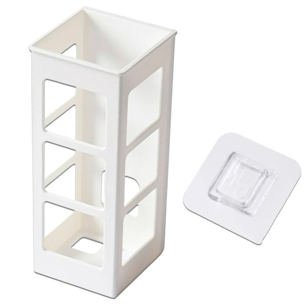 Minimalist Curling Iron Holder Organizer White Holder