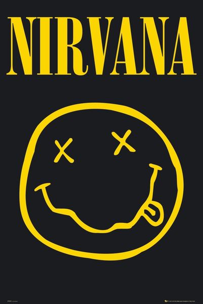 Nirvana - Smiley Poster