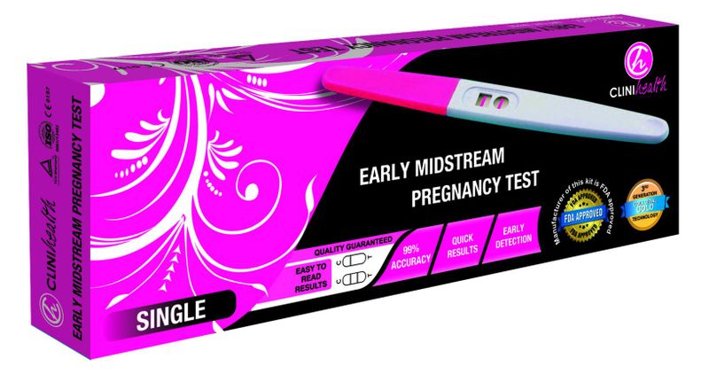 Clinihealth Early Midstream Pregnancy Test - Single