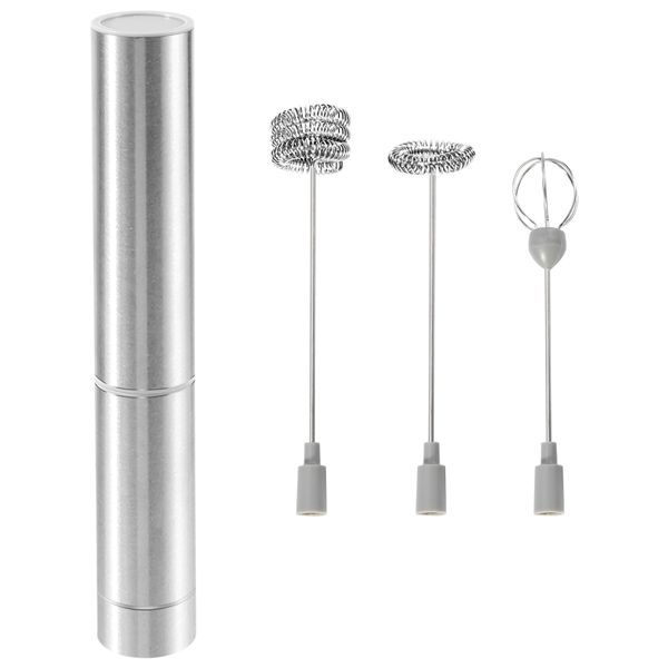 Milk Frother Three-Layer of Whisk for Coffee, Latte, Hot Chocolate