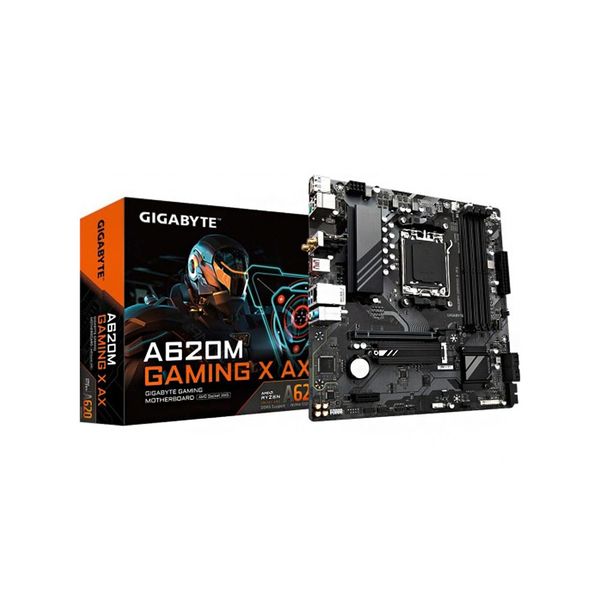 Gigabyte A620M GAMING X AX AMD A620 Ryzen Socket AM5 WiFi 6 Micro-ATX