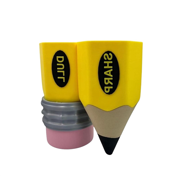 Pencil Pal Organizer, Cute Pencil Storage Organizer Desktop Yellow