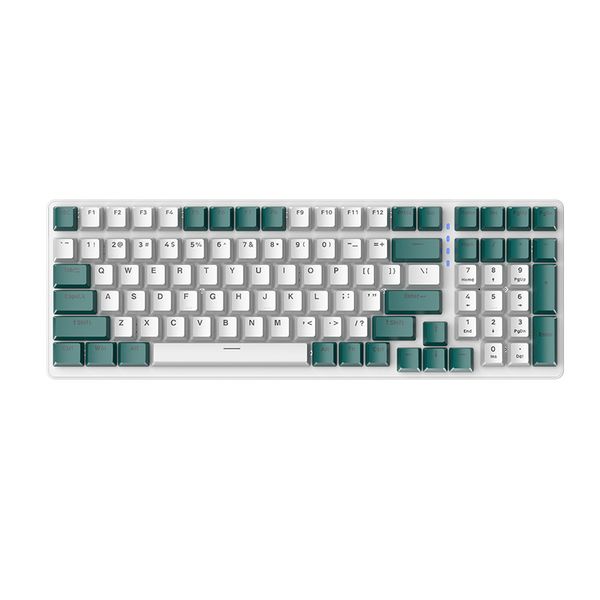 Olive Tree - K3 RGB Wired Mechanical Gaming Keyboard - White Green