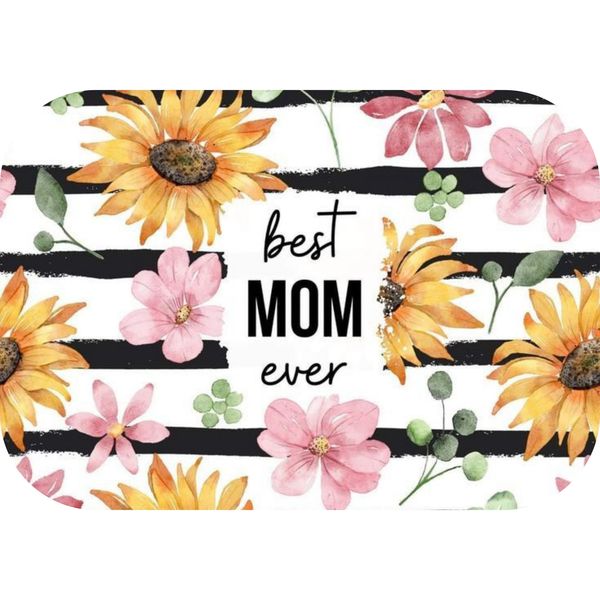 Sunflower Best Mom Ever Printed Mouse Pad