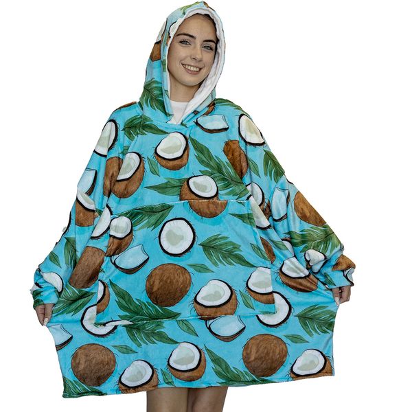 Coconut Hoogy - Oversized Blanket Hoodie