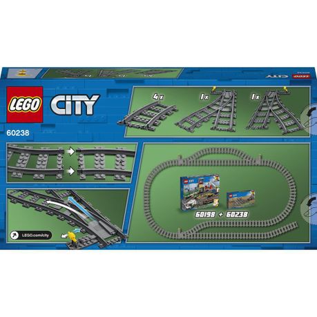 LEGO® City Switch Tracks 60238 Train Building Toy Set - 8 Pieces, Shop  Today. Get it Tomorrow!
