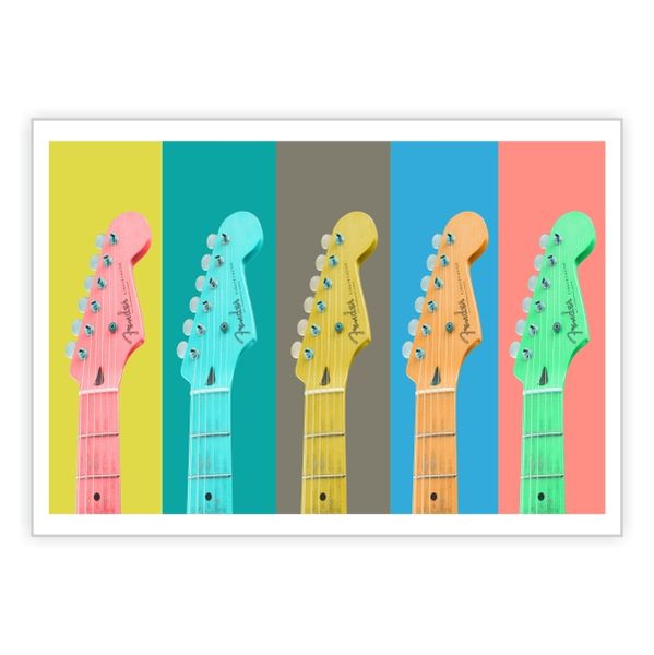 Guitar Strings Art - A1 Poster