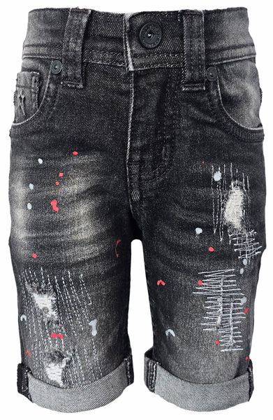 Soviet Compass Boys Fashion Denim Short - Black