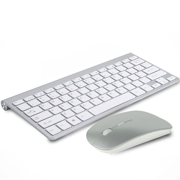 Ultra-Thin Wireless Keyboard and Mouse Set