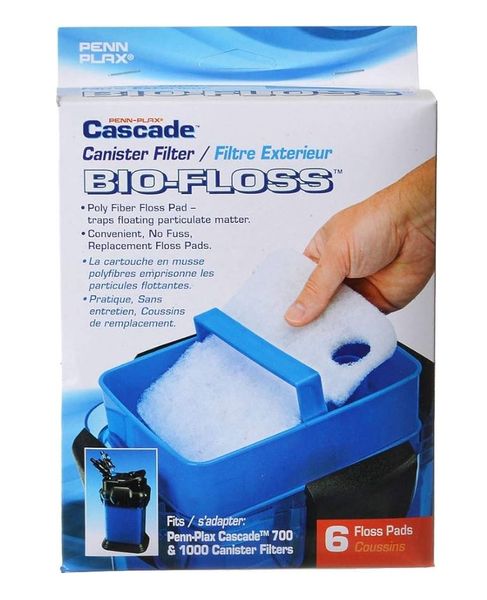 Penn-Plax - CCF2/3 Floss White For Fish Tank Filter