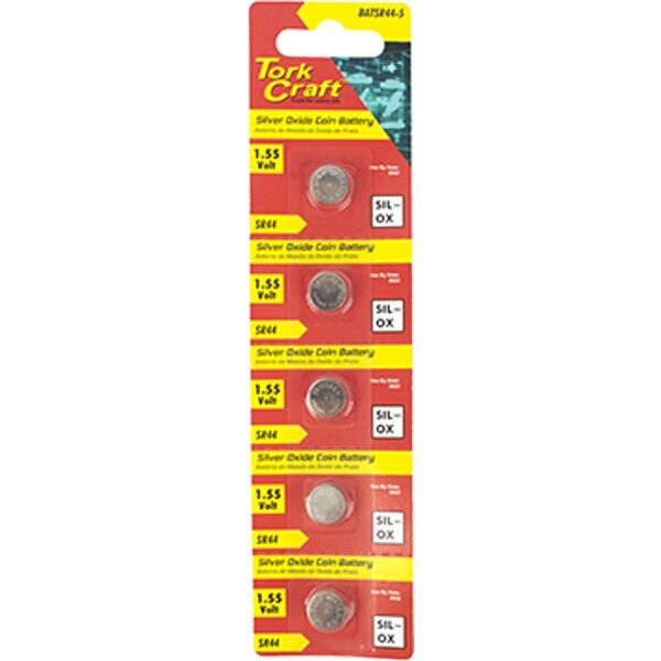 Sr44 Alkaline Coin Battery X5 Pack (Moq 20)
