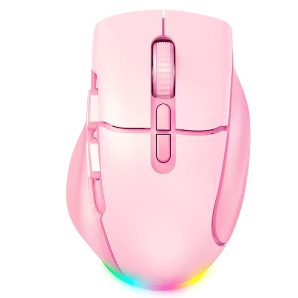 Wireless Mouse for Laptop,USB and Bluetooth Connectivity,4 Adjustable DPI