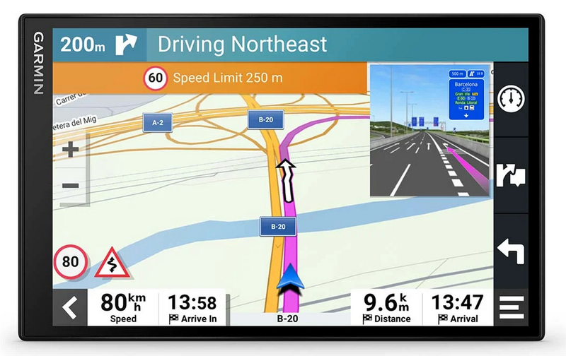 Garmin DriveSmart 86 GPS (Live Traffic With Smartphone App) - Black