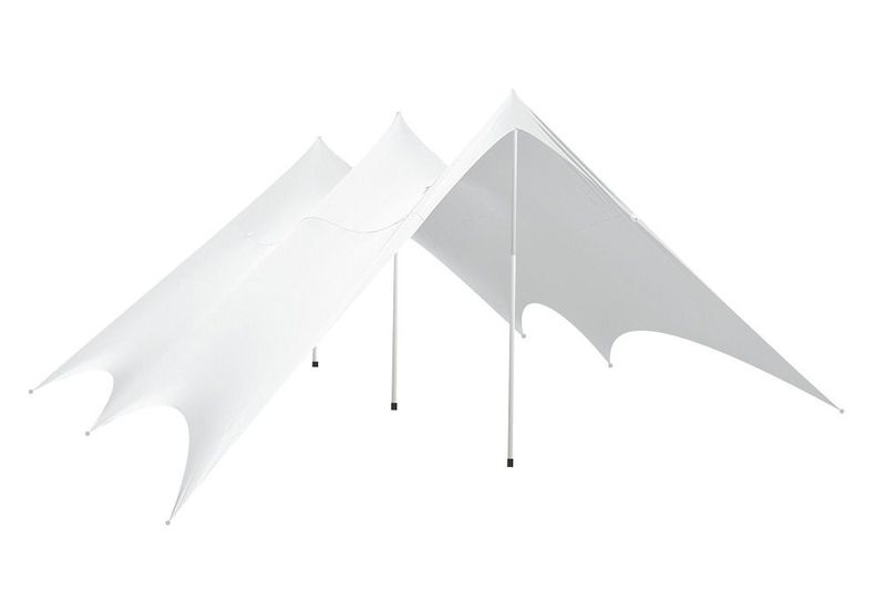 Waterproof Stretch Tent Gazebo 5.m x 5.m White