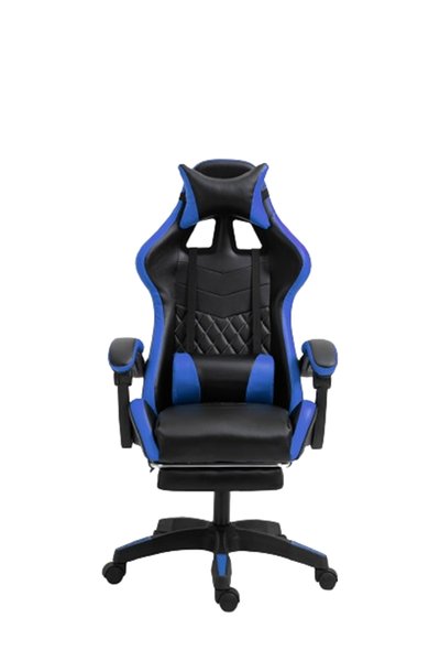 BLUEline xtreme PRO gaming chair with foot rest