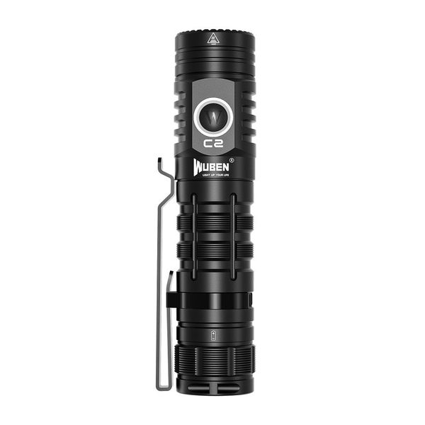 Wuben c2, 2000lm 358m Throw Rechargeable Flashlight