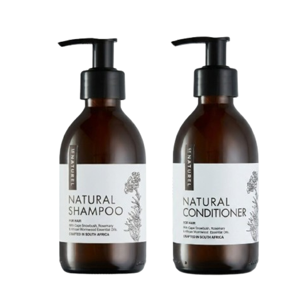 Le Naturel 2 x 200ml Natural Shampoo &amp; Conditioner Kit