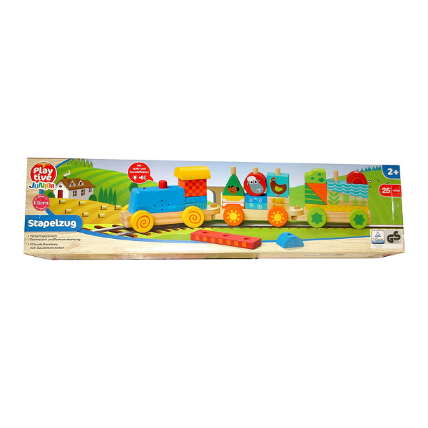 Playtive Junior Stacking Train Train/Made from Real Wood Shop Today