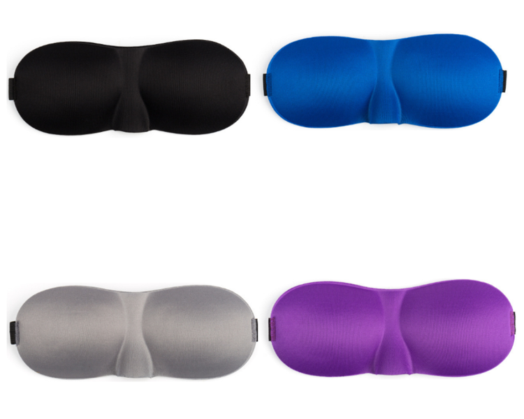 MorFansi 3D Contoured Sleep Mask Lightweight Breathable Eye Mask Pack of 4