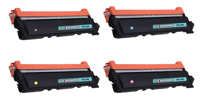 Brother TN240 / TN-240 / 240 Colour Toner Cartridge Multipack - Compatible