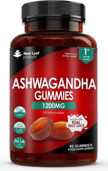Ashwagandha Vegan Gummies High Strength - Vegan, Stress &amp; Mood Support