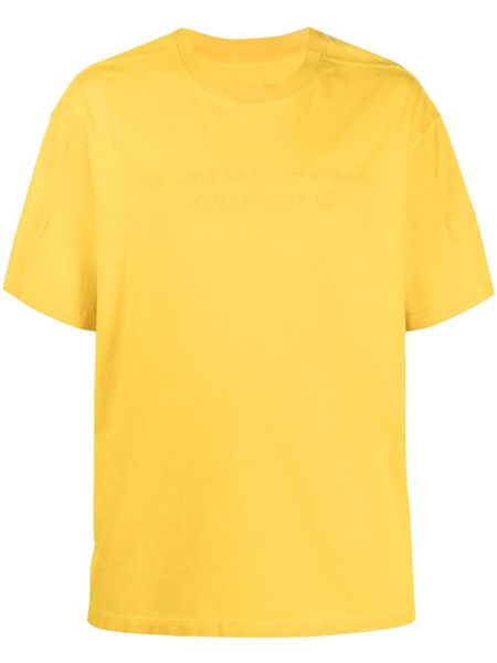 Dromex 100% Cotton Short Sleeve T-shirt - Yellow