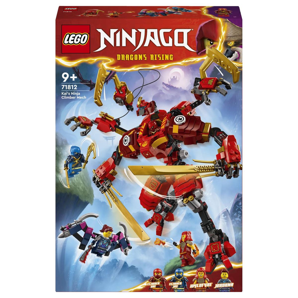 LEGO® NINJAGO® Kai’s Ninja Climber Mech 71812 Building Toy Set (623 ...