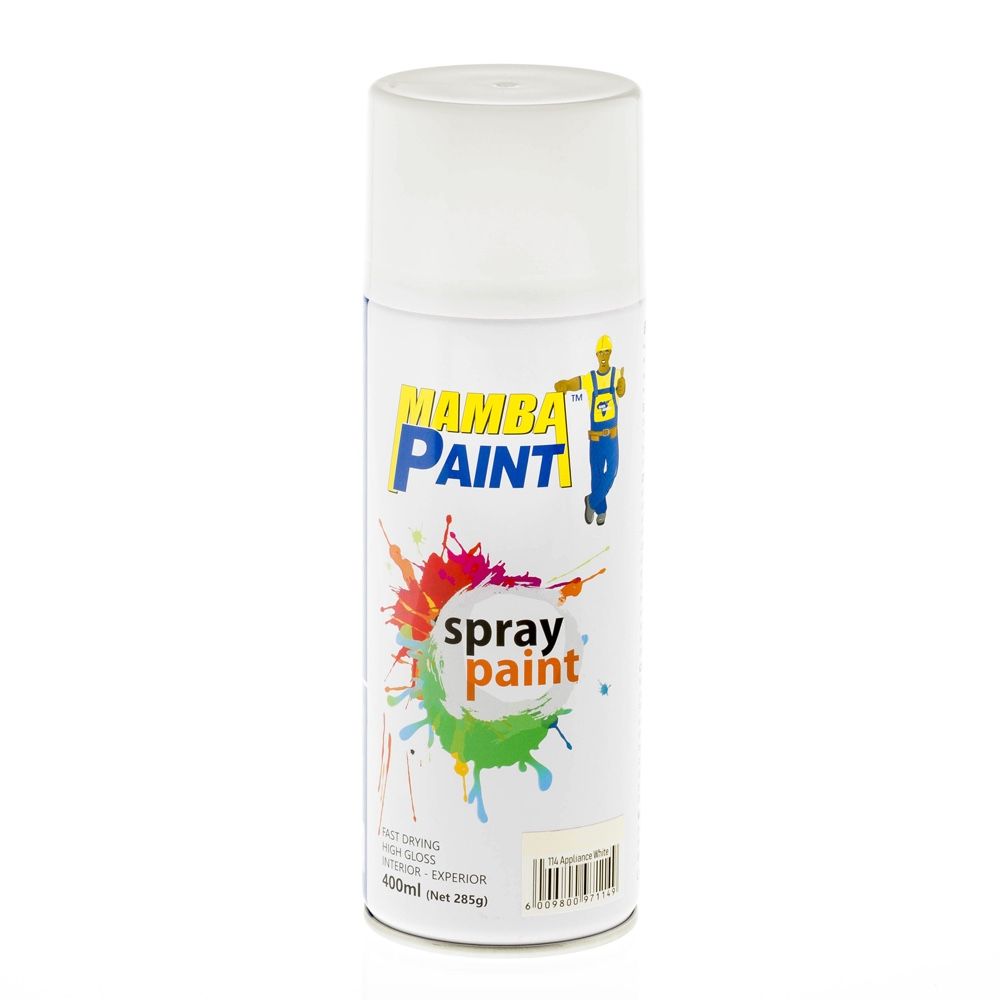 BLACK MAMBA Spray Paint 400ml - Appliance White | Shop Today. Get it ...