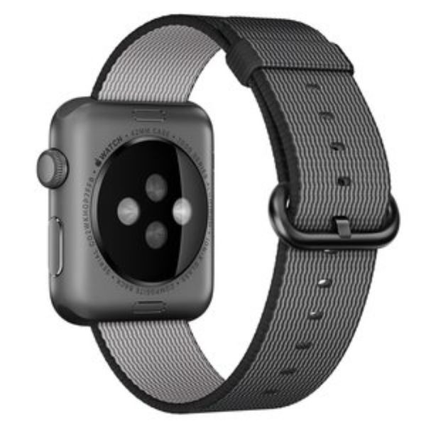 Nylon Strap Compatible with Apple Watch 38/40mm - Black