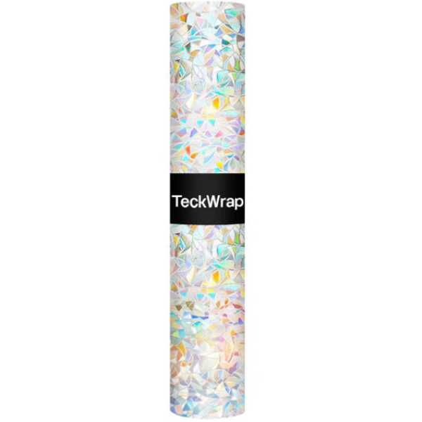 Teckwrap Static Suncatcher Window Film - Reusable No-Glue Rainbow Cling