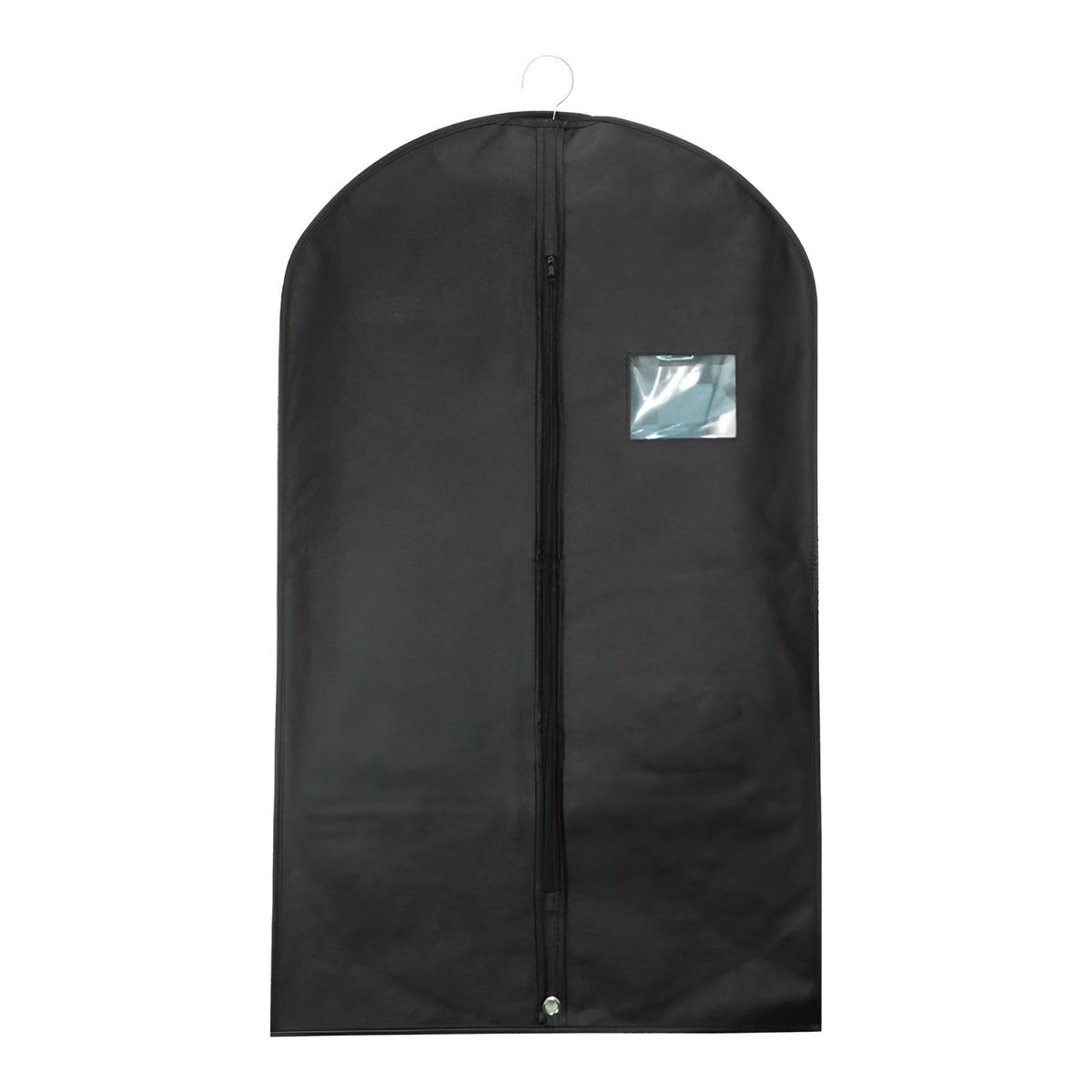 16 Pcs Wardrobe Non-Woven Dustproof Suit Garment Bags - Black