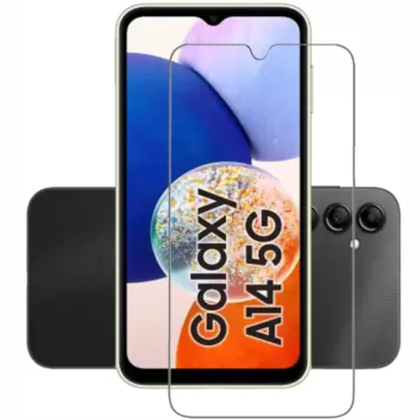 Screen Protector Guard Tempered Glass Compatible with Samsung Galaxy A14 5G