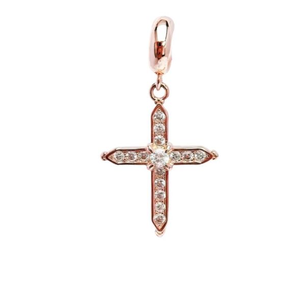 925 Sterling Silver Religious Cross Charm