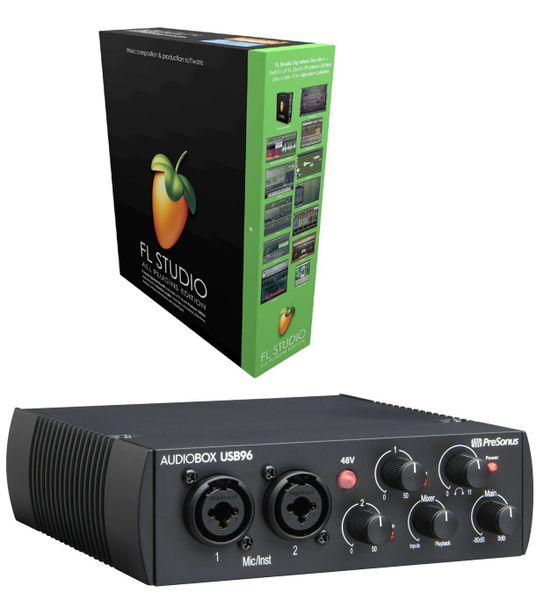 FL Studio All Plug Ins and PreSonus Audiobox 96 USB Interface