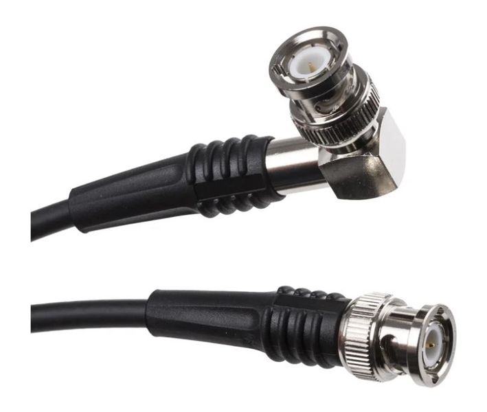 TE Connectivity (1337772-3) RF / Coaxial Cable Assembly, 90° BNC Plug to BN