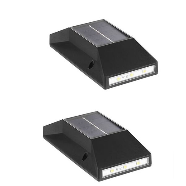 2pcs Solar Bidirectional Intelligent Outdoor Wall Lamp EJC-2017